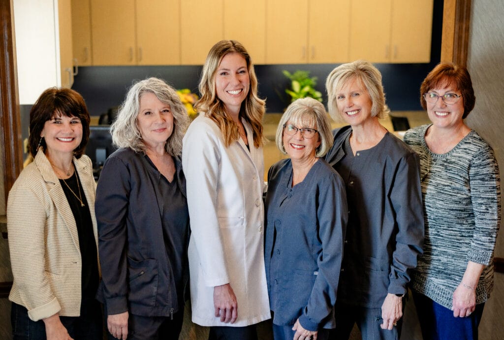 Crosswoods Dental team providing patient oral care services